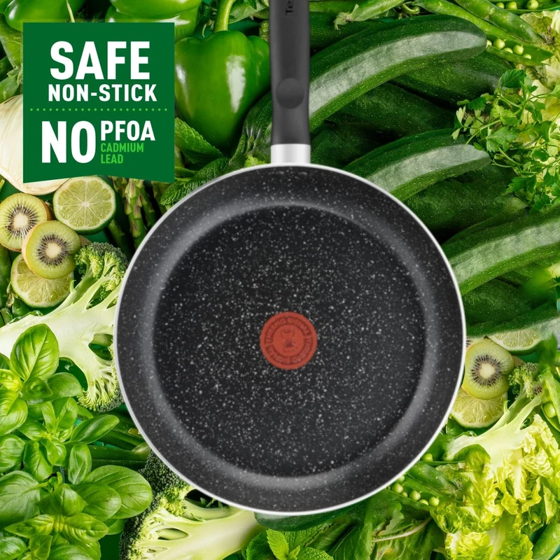 مجموعه ۱۱ پارچه قابلمه تفال Tefal Dark Stone