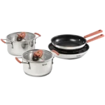 مجموعه ۶ پارچه قابلمه تفال مدل Tefal OPTI’Space G720S604