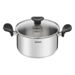 قابلمه استیل تفال Tefal مدل E3084604 سایز 24