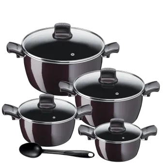 مجموعه ۹ پارچه قابلمه تفال Tefal مدل Resist Intense D5229183