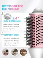 سشوار برس گرد شیگلم SHEGLAM مدل Cool Shield Blowout Brush Pro با فناوری باد گرم و سرد - تصویر 5