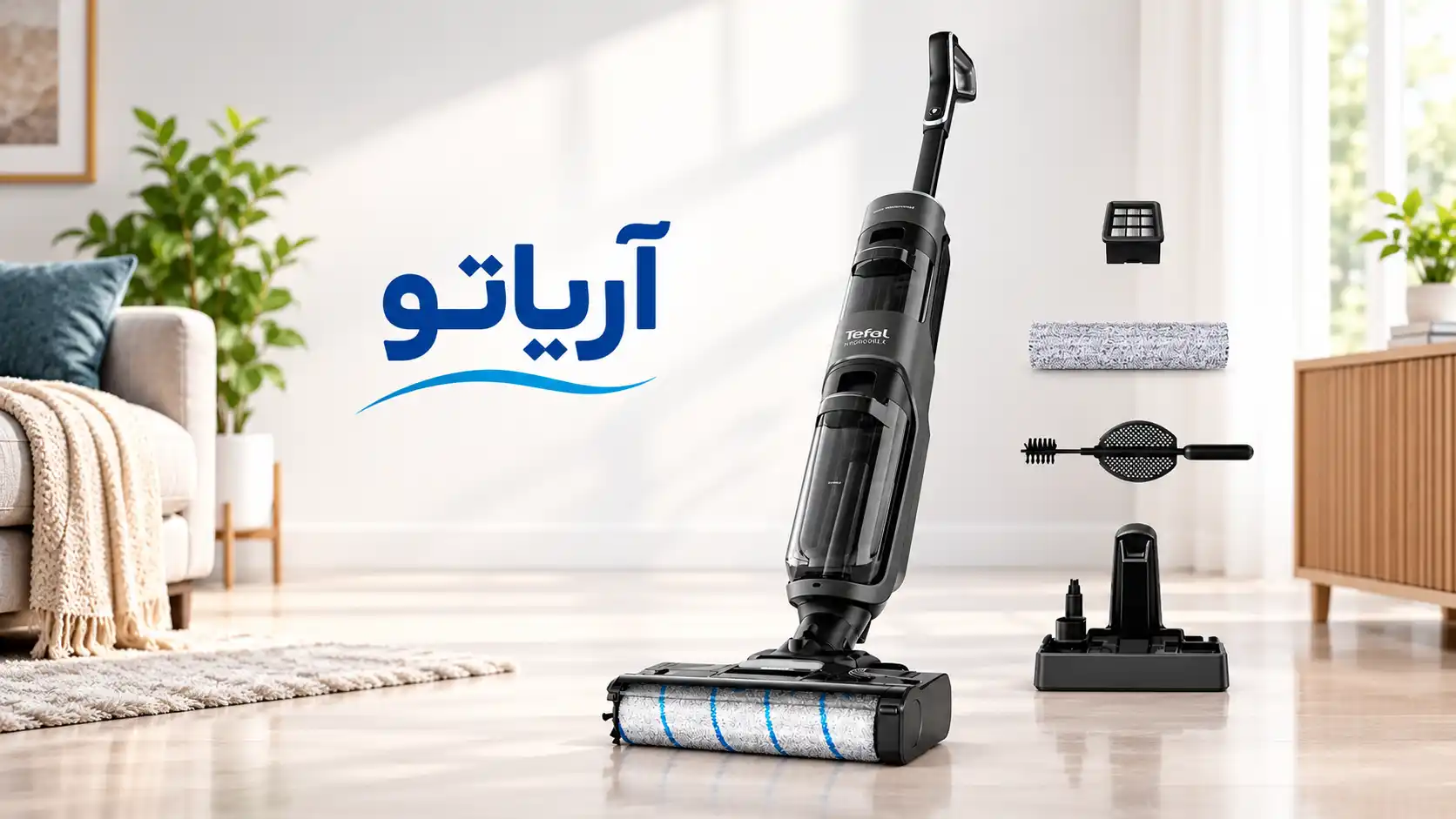 راهنمای خرید جارو طیدار زمینشوی؛ نظافت راحتتر با یک دستگاه توضیح کوتاه درباره عکس